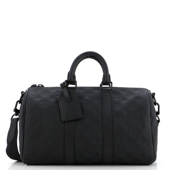 Louis Vuitton Keepall Bandouliere Bag Monogram Taurillon Leather 35