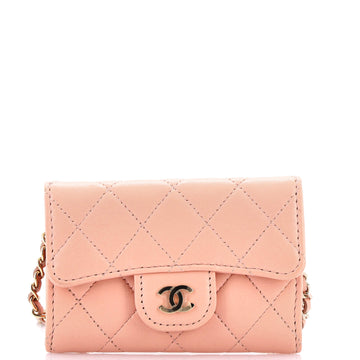 Chanel Classic Flap Chain Belt Bag Quilted Lambskin Mini