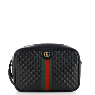 Gucci Trapuntata Camera Bag Quilted Leather Small
