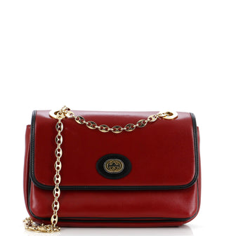 Gucci Marina Chain Flap Bag Leather Small