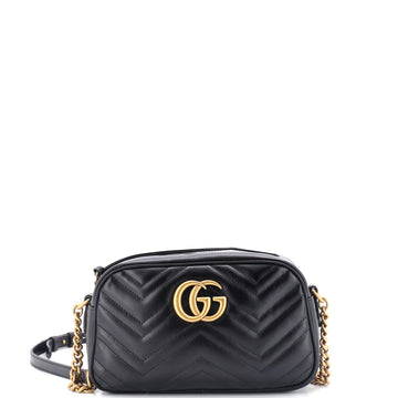 Gucci GG Marmont Shoulder Bag Matelasse Leather Small