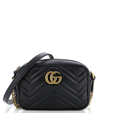 Gucci GG Marmont Shoulder Bag Matelasse Leather Mini
