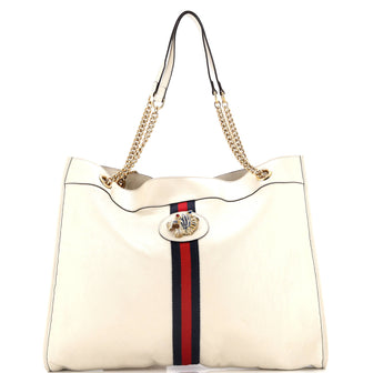 Gucci Rajah Chain Tote Leather Large