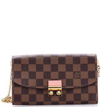 Louis Vuitton Croisette Chain Wallet Damier