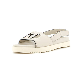 Gucci Women's Interlocking G Cut-Out Slingback Sandals Leather