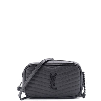 Saint Laurent Lou Camera Bag Matelasse Chevron Leather Mini