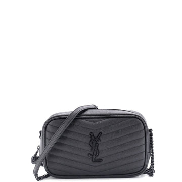 Saint Laurent Lou Camera Bag Matelasse Chevron Leather Mini