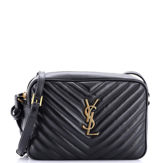 Saint Laurent Lou Camera Bag Matelasse Chevron Leather Small