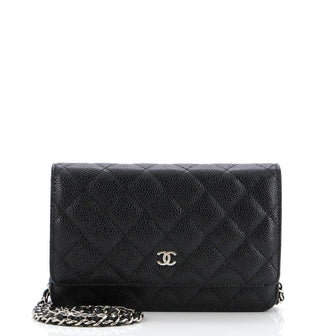 Chanel Wallet on Chain Quilted Caviar