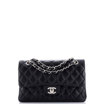 Chanel Classic Double Flap Bag Quilted Lambskin Small