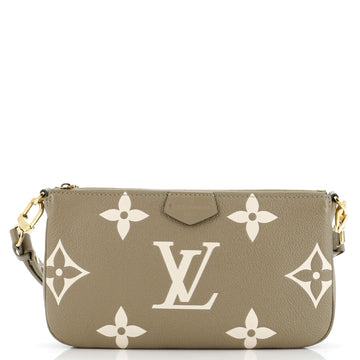 Louis Vuitton Multi Pochette Accessoires Bicolor Monogram Empreinte Giant
