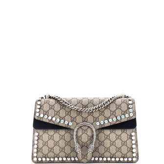 Gucci Dionysus Bag Crystal Embellished GG Coated Canvas Small