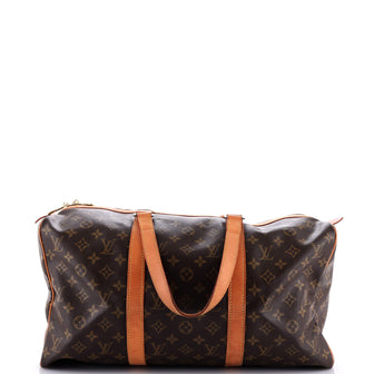 Louis Vuitton Sac Souple Handbag Monogram Canvas 45