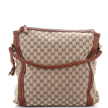 Gucci Bella Hobo GG Canvas with Leather Large