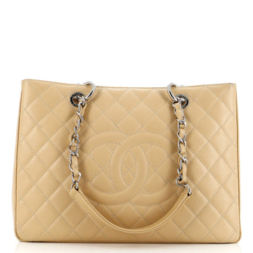 Chanel Grand Shopping Tote Quilted Caviar