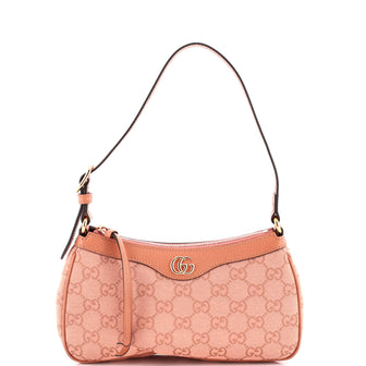 Gucci Ophidia Zip Pochette Shoulder Bag GG Canvas Small
