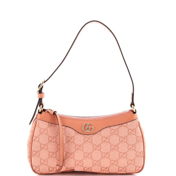 Gucci Ophidia Zip Pochette Shoulder Bag GG Canvas Small