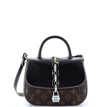 Louis Vuitton Chain It Handbag Monogram Canvas with Leather PM