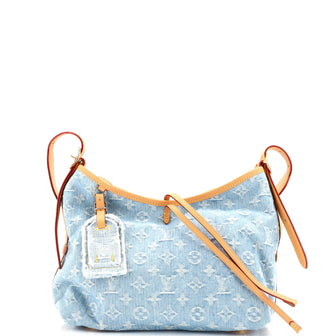 Louis Vuitton CarryAll Hobo Monogram Denim PM