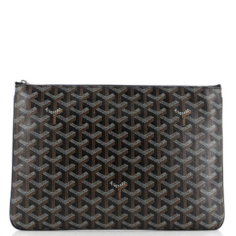 Goyard Senat Zip Pouch Coated Canvas MM