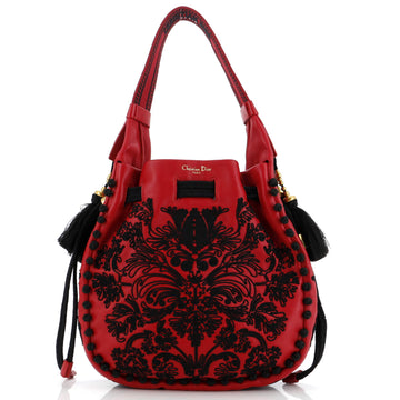 Christian Dior Hobo Bucket Bag Cornely-Effect Lambskin