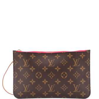 Louis Vuitton Neverfull Pochette Monogram Canvas Large