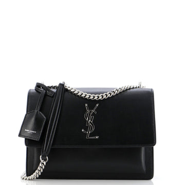 Saint Laurent Sunset Crossbody Bag Leather Medium