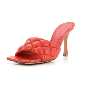 Bottega Veneta Women's The Padded Heeled Sandals Quilted Leather