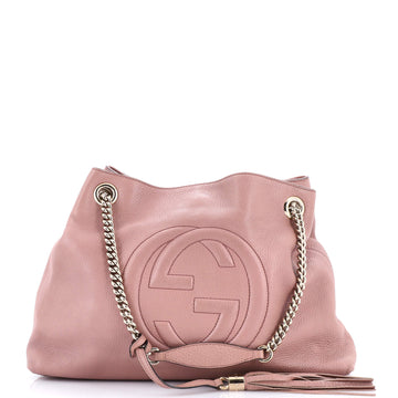 Gucci Soho Chain Strap Shoulder Bag Leather Medium