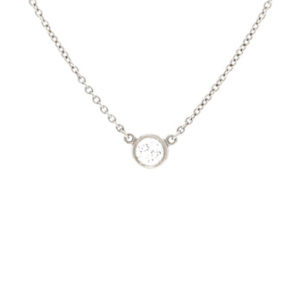Tiffany & Co. Elsa Peretti Diamonds By The Yard Pendant Necklace Platinum with Diamond 0.20-0.29CT