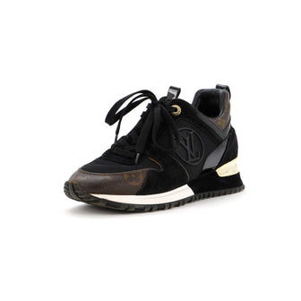 Louis Vuitton Women's Run Away Sneakers Mesh with Monogram Canvas and Suede