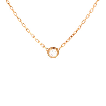 Cartier Cartier D'Amour Pendant Necklace 18K Rose Gold with Diamond Small