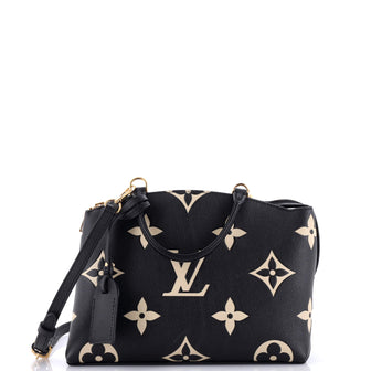 Louis Vuitton Petit Palais Handbag Bicolor Monogram Empreinte Giant