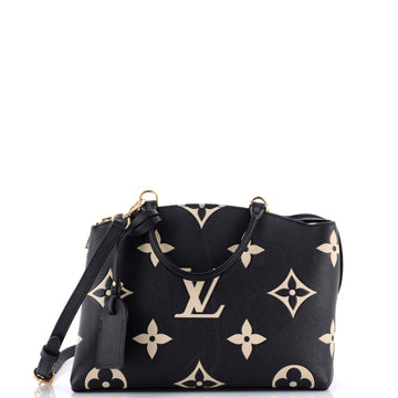 Louis Vuitton Petit Palais Handbag Bicolor Monogram Empreinte Giant