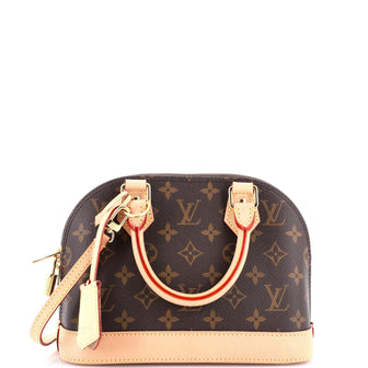 Louis Vuitton Alma Handbag Monogram Canvas BB
