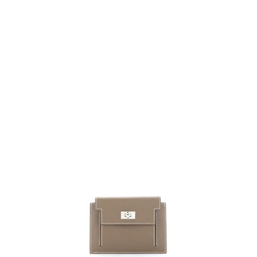 Hermes Kelly Pocket Compact Wallet Epsom
