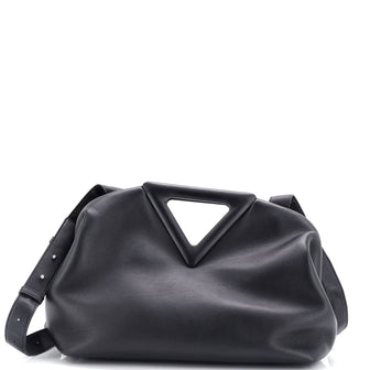 Bottega Veneta Point Shoulder Bag Leather Medium