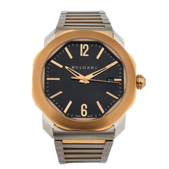 Bvlgari Octo Roma Automatic Watch Stainless Steel and Rose Gold 41