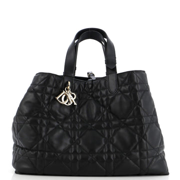 Christian Dior Toujours Tote Bag Macrocannage Quilt Calfskin Large