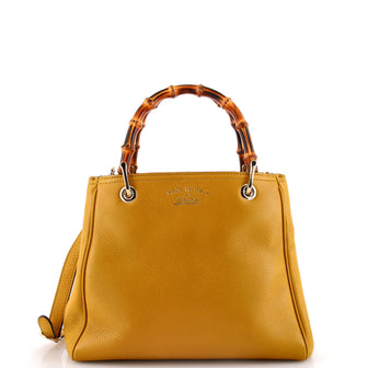 Gucci Bamboo Shopper Tote Leather Small