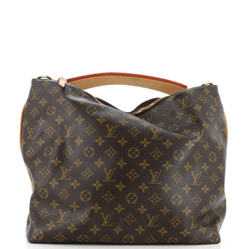 Louis Vuitton Sully Handbag Monogram Canvas MM