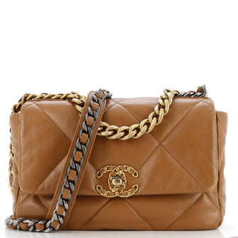 Chanel 19 Flap Bag Quilted Leather Medium