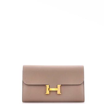 Hermes Constance Wallet Evercolor Long