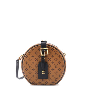 Louis Vuitton Petite Boite Chapeau Bag Reverse Monogram Canvas