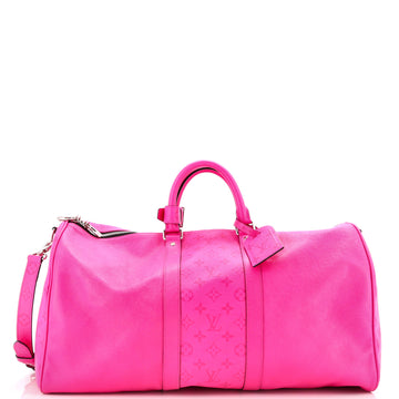 Louis Vuitton Keepall Bandouliere Bag Monogram Taigarama 50