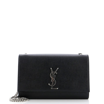 Saint Laurent Classic Monogram Crossbody Bag Grainy Leather Medium
