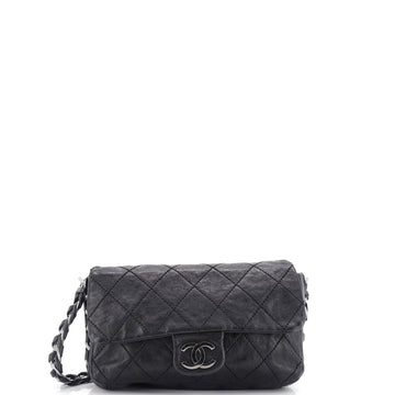 Chanel Modern Chain Flap Bag Quilted Glazed Caviar Medium