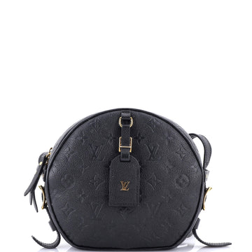 Louis Vuitton Boite Chapeau Souple Bag Monogram Empreinte Leather MM