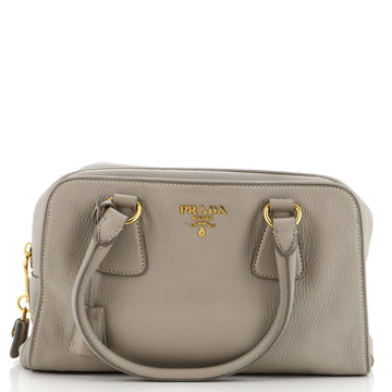 Prada Zip Satchel Vitello Daino Medium