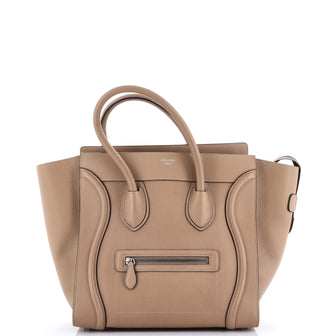 Celine Luggage Bag Grainy Leather Mini